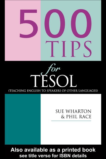 500 Tips for TESOL Teachers