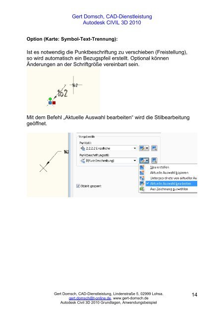 Stilbearbeitung-CIVIL 3D 2010.pdf - gert-domsch.de