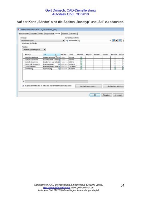 Stilbearbeitung-CIVIL 3D 2010.pdf - gert-domsch.de
