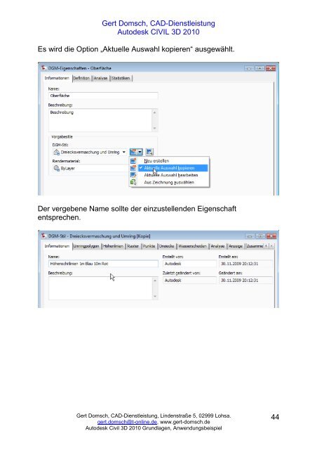 Stilbearbeitung-CIVIL 3D 2010.pdf - gert-domsch.de