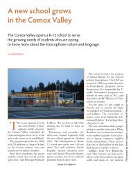 A new school grows in the Comox Valley - and Vice Principals