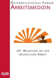 UV- Belastung bei der bäuerlichen Arbeit - Österreichische ...