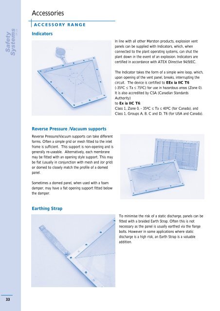 Marston Technical Catalogue - Safety Systems UK Ltd