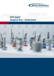 SURGICAL TRAY INSERTION - Optident