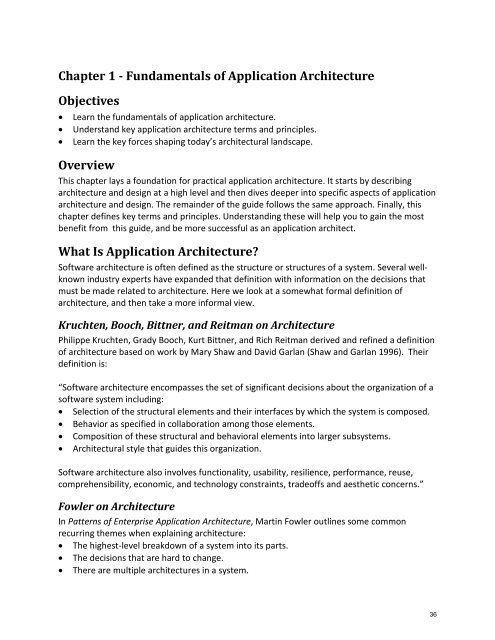 Application Architecture Guide 2.0 BETA 1 - Willy .Net