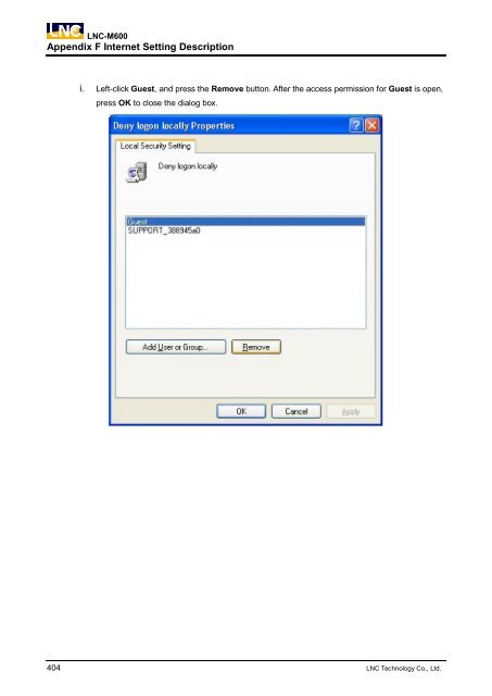 LNC-M600 Leading Numerical Controller Maintenance Manual