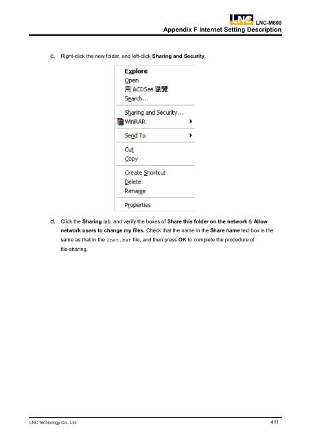 LNC-M600 Leading Numerical Controller Maintenance Manual