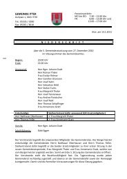 5. Gemeinderatssitzung (410 KB) - .PDF - Gemeinde Itter