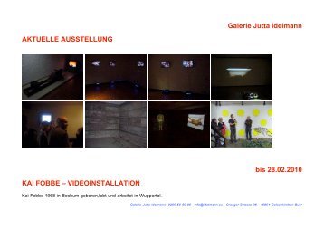Galerie Jutta Idelmann AKTUELLE AUSSTELLUNG bis 28.02.2010 ...