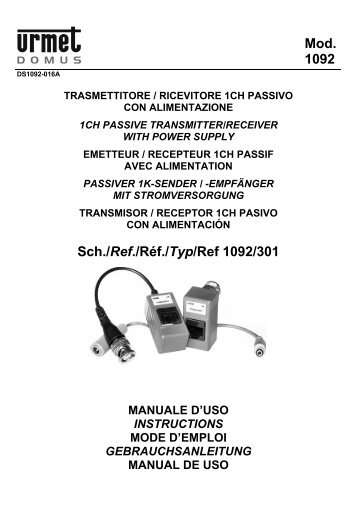 scheda tecnica - DOMUSWIRE