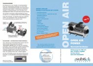 OpenAir Power, Warmluftventilator - subtiel