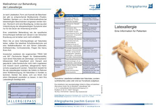 Latexallergie