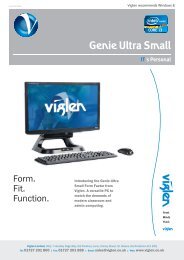 Genie Ultra Small specs - Viglen
