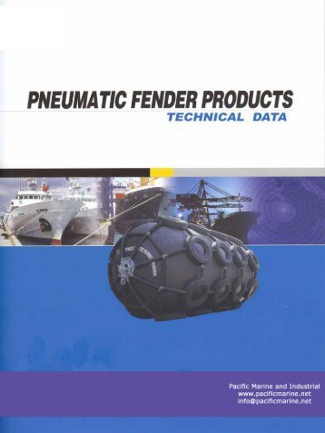 Pneumatic Fenders - Pacific Marine & Industrial