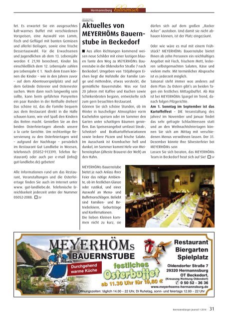 Hermannsburger Journal 1/2014