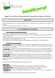 Rapport d'activitÃ©s de la CommunautÃ© de Communes de la Beauce ...