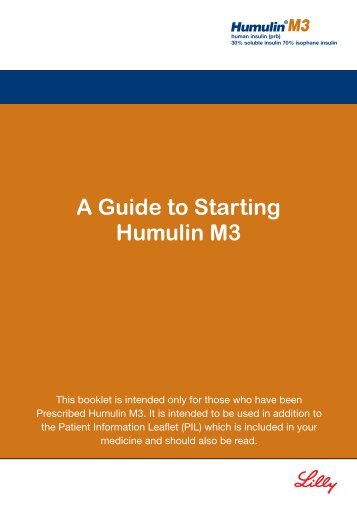 A Guide to Starting Humulin M3 - LillyPro