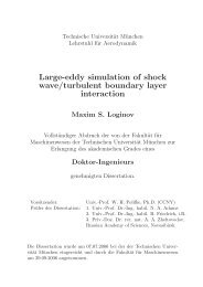 LES of shock wave / turbulent boundary layer interaction