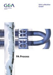 PA Process - GEA Heat Exchangers