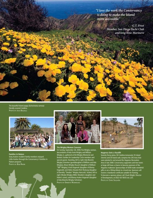 2008 ANNuAL REPORT - Catalina Island Conservancy