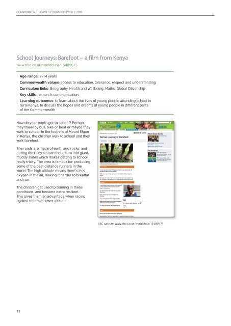 Commonwealth Education Pack - British Council Schools Online