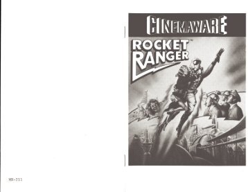 Rocket Ranger Manual - Virtual Apple