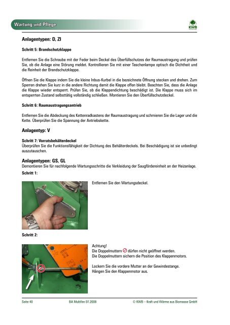 Hackgut- und Pelletheizung KWB Multifire 15 - Stirling Power Module