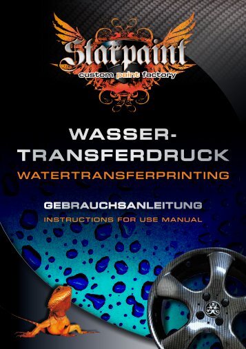 Wasser- transferDrucK