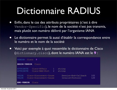 PrÃ©sentation de RADIUS, EAP et FreeRADIUS - 3Ã¨me partie