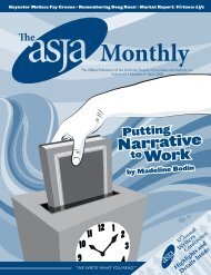 April 2008 - The ASJA Monthly