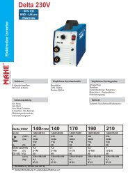 M A H E Delta 230V - Schweisswelt