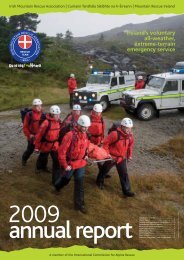 2009 Annual Report - Mountain Rescue Ireland