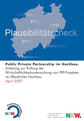 Anleitung zur PrÃ¼fung der Wirtschaftlichkeitsuntersuchung von PPP ...