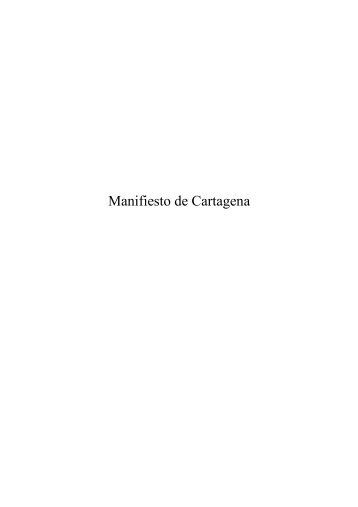 Manifiesto de Cartagena
