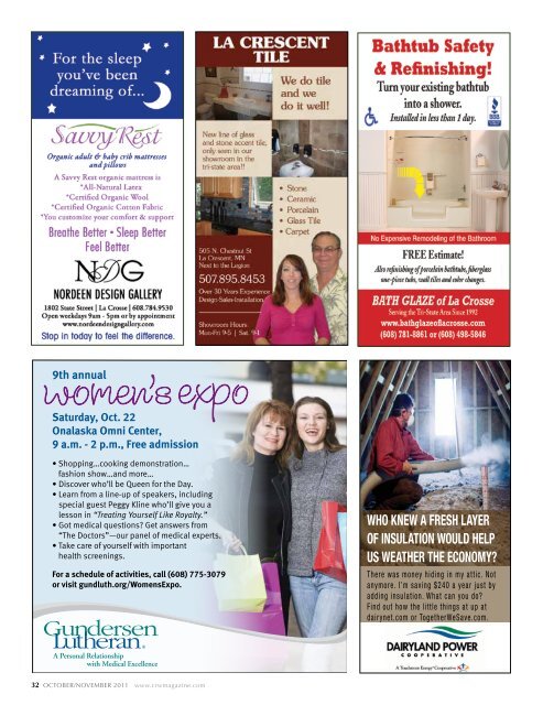 October/November - Coulee Region Women's Magazine