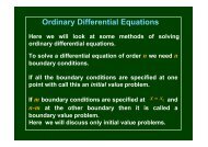 Ordinary Differential Equations