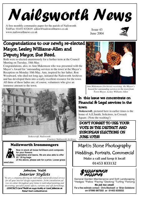 Issue 043 June 2004 - Nailsworth News