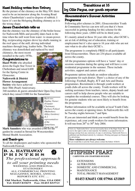 Issue 043 June 2004 - Nailsworth News