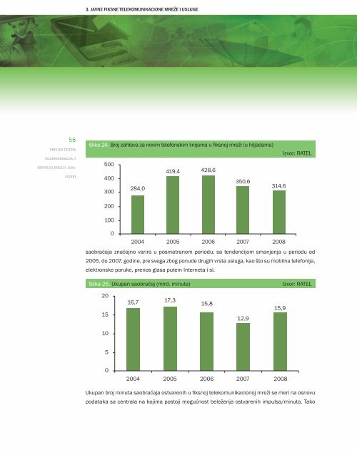 PREGLED TRÅ½IÅ TA TELEKOMUNIKACIJA U REPUBLICI ... - Ratel