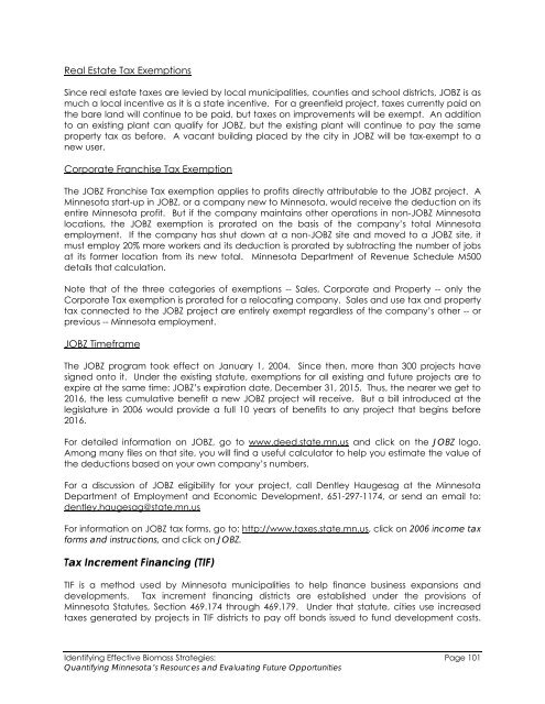 Biomass Feasibility Project Final Report - Xcel Energy