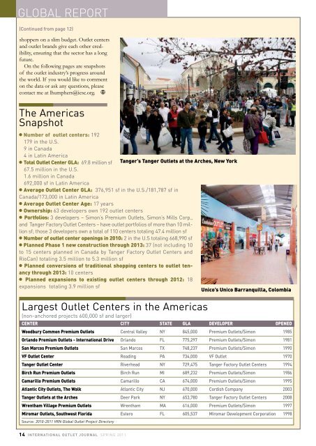 Outlet Retailing - Value Retail News