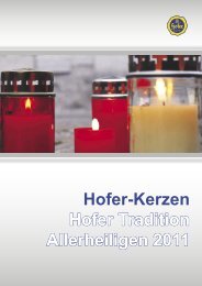 Grablichte Hofer Tradition - Grablichte - Hofer Kerzen Vertrieb Ges ...