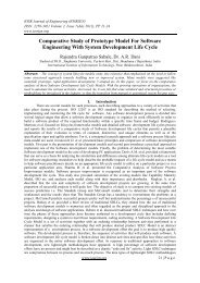 Comparative Study of Prototype Model For Software ... - IOSRJEN