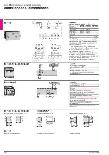 conexionados, dimensiones - Schneider Electric