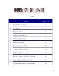 Preface Page No. 1. Taiwan New Economy 2 2. WTO Sector 4 3 ...