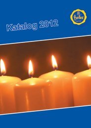 Katalog 2012.indd - Hofer Kerzen Vertrieb Ges.m.b.H.