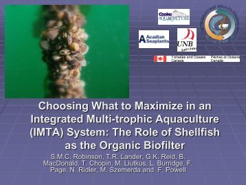 Choosing What to Maximize in an Integrated Multi-trophic ...