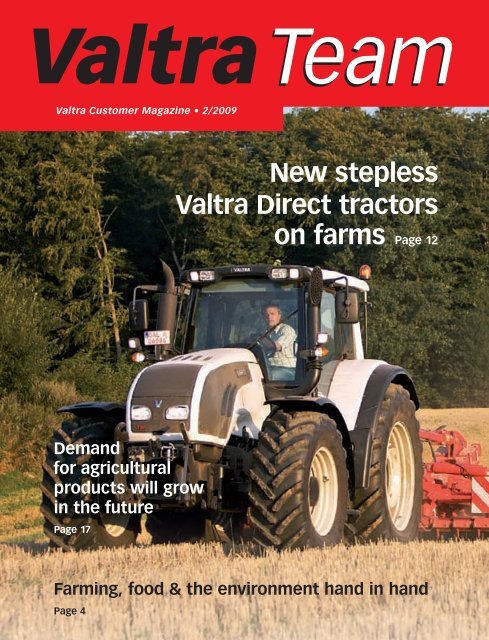 New stepless Valtra Direct tractors on farms Page 12