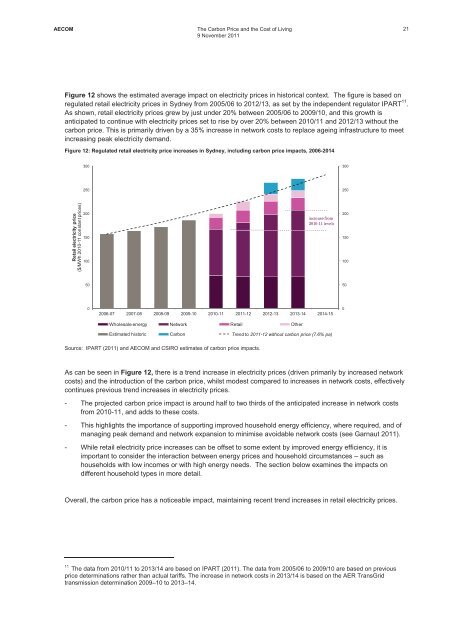 The Carbon Price and the Cost of Living - The Climate Institute