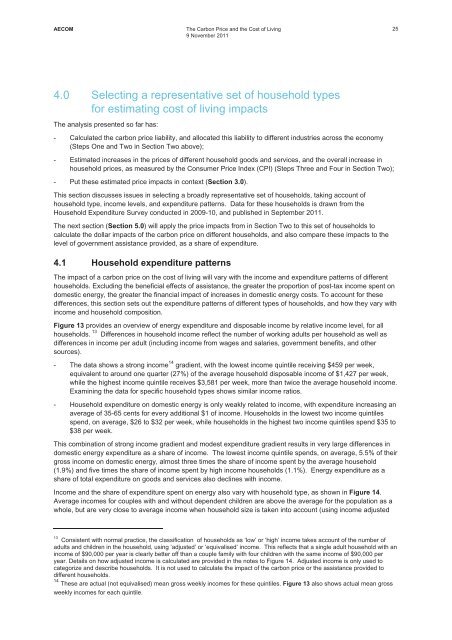 The Carbon Price and the Cost of Living - The Climate Institute